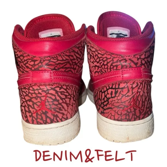 Nike Air Jordan 1 Retro High Premium BP “Red Elephant Print” | PRELOVED!!! 👟👟