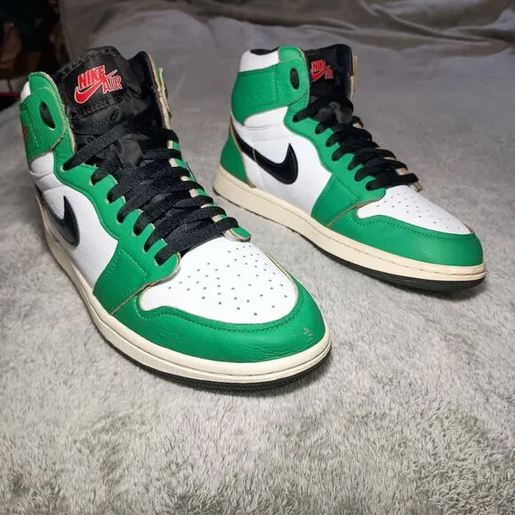 Nike Air Jordan 1 Retro OG High Lucky Green DB4612-300 Women Size 9 Or 7.5 Men