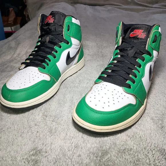Nike Air Jordan 1 Retro OG High Lucky Green DB4612-300 Women Size 9 Or 7.5 Men