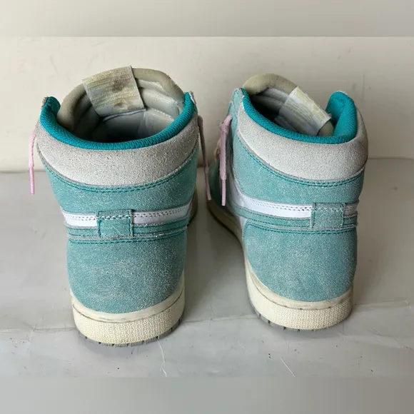 Nike Air Jordan 1 Retro OG High Turbo Green athletic shoes sneakers women size 7