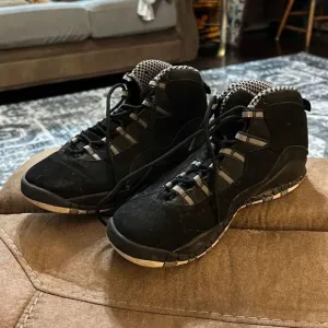 Nike Air Jordan 10 Retro X Stealth Size 7Y 100% Authentic No Box. Good Vintage C