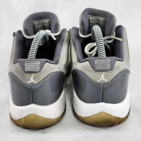 Nike Air Jordan 11 XI Retro Low Cool‎ Wolf Gray Shoes 528896-003 Youth Size 6Y