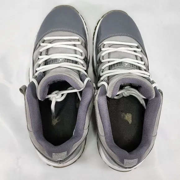 Nike Air Jordan 11 XI Retro Low Cool‎ Wolf Gray Shoes 528896-003 Youth Size 6Y