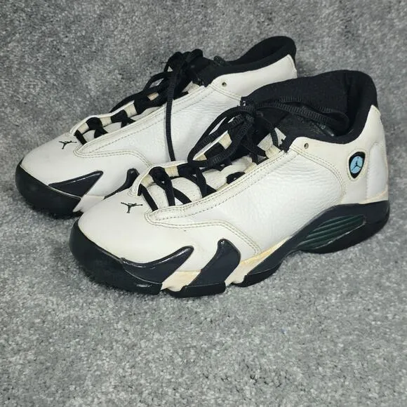Nike Air Jordan 14 Retro BG Shoes Boys 5.5Y Oxidized Green 2016 ‎ Sportscore Y2K