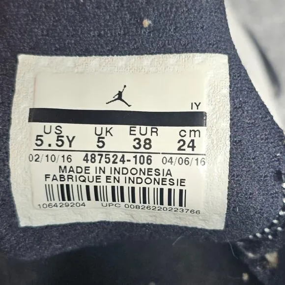 Nike Air Jordan 14 Retro BG Shoes Boys 5.5Y Oxidized Green 2016 ‎ Sportscore Y2K
