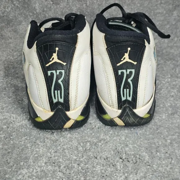 Nike Air Jordan 14 Retro BG Shoes Boys 5.5Y Oxidized Green 2016 ‎ Sportscore Y2K