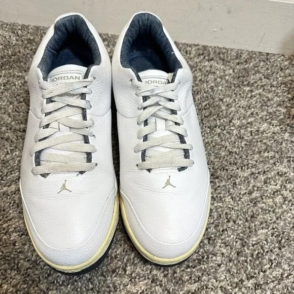 Nike Air Jordan 23 Classic Low Top White Leather Men Shoes 313480-122 Size 10