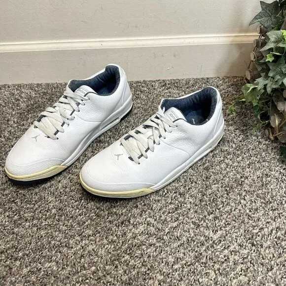 Nike Air Jordan 23 Classic Low Top White Leather Men Shoes 313480-122 Size 10