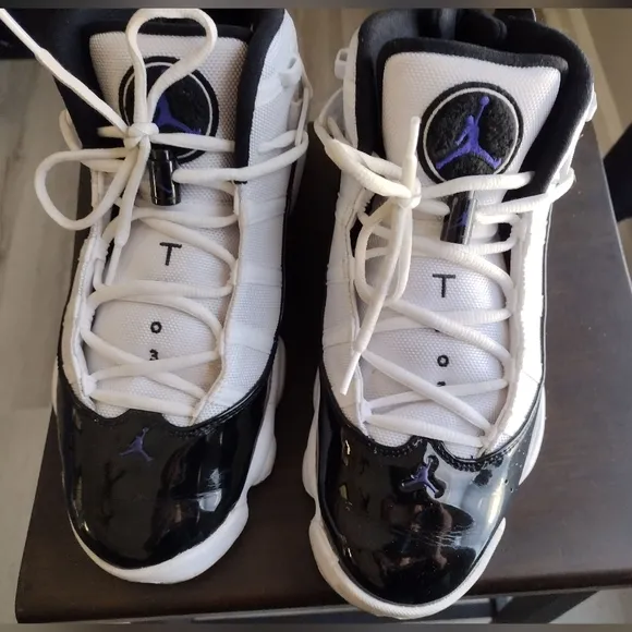 Nike Air Jordan 6 Rings Concord Used Good Condition 10 with original box
