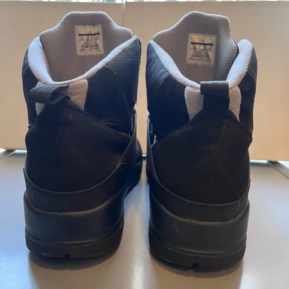 NIKE AIR JORDAN Flight 45 TRK Black &amp; Grey HighTop Sneakers 467927-003