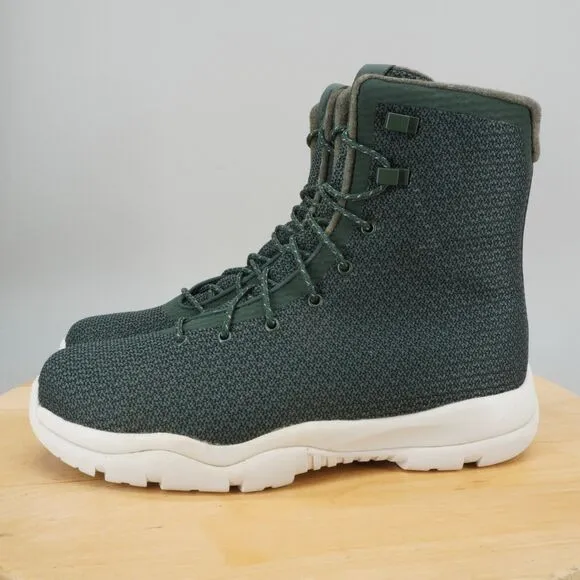 Nike Air Jordan Future Urban Combat Boots Mens Size 11.5 Shoes Grove Green