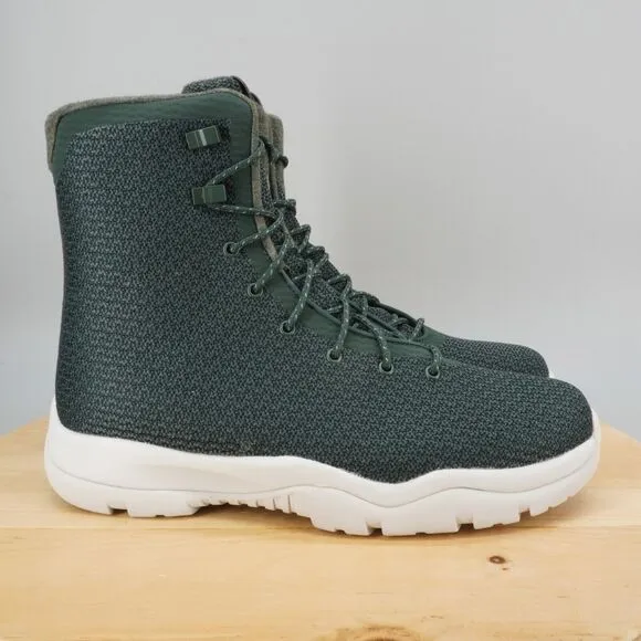 Nike Air Jordan Future Urban Combat Boots Mens Size 11.5 Shoes Grove Green