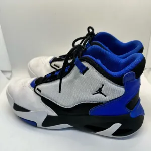 Nike Air‎ Jordan Max Aura 4, White/Hyper Royal/Black Size Big Kid  7Y