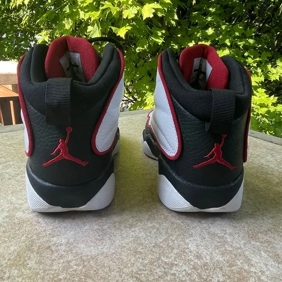 Nike Air Jordan Pro Strong White Upper with Black and Red Trim Like New …