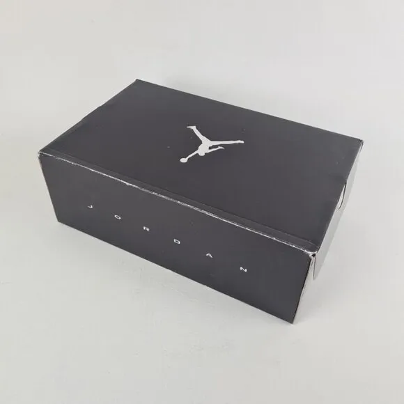 Nike Air Jordan Sixty Plus Black Leather LITTLE Kids Shoes SZ 2.5