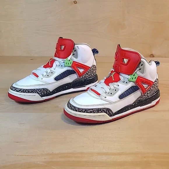 Nike Air Jordan Spizike Poison Green Spike Lee  X  Jordan Leather 6 Youth