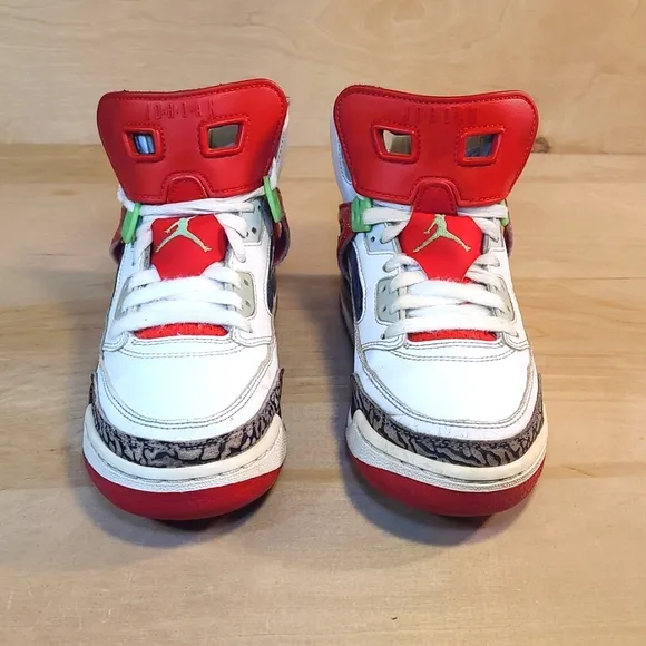 Nike Air Jordan Spizike Poison Green Spike Lee  X  Jordan Leather 6 Youth