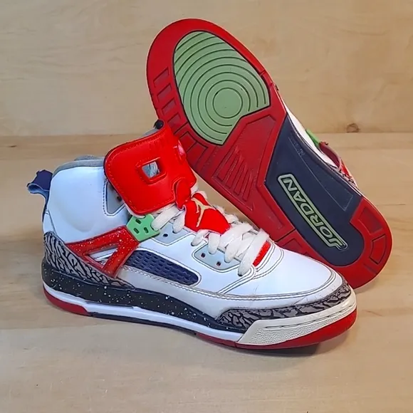 Nike Air Jordan Spizike Poison Green Spike Lee  X  Jordan Leather 6 Youth