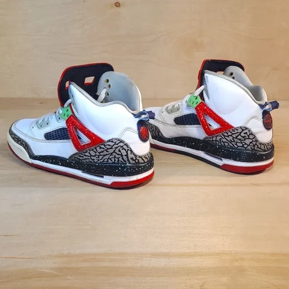 Nike Air Jordan Spizike Poison Green Spike Lee  X  Jordan Leather 6 Youth