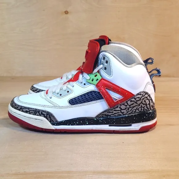 Nike Air Jordan Spizike Poison Green Spike Lee  X  Jordan Leather 6 Youth