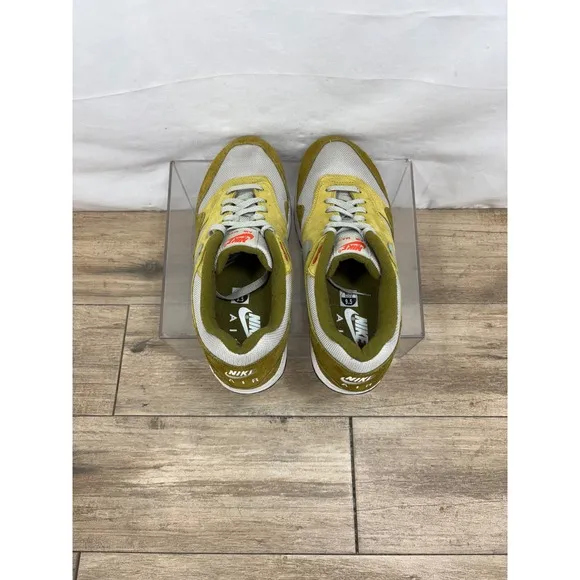 Nike Air Max 1 Premium Retro Green Curry 908366-300 Olive Sz9.5