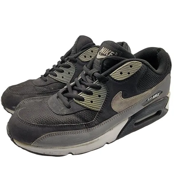 Nike Air Max 90 Essential Black Cool Grey White Mens Size 11 AJ1285-018