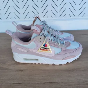 ⭐Nike Air Max 90 Futura Men Shoes Sz 6 Barley Rose Pink Sneakers DM9922-104