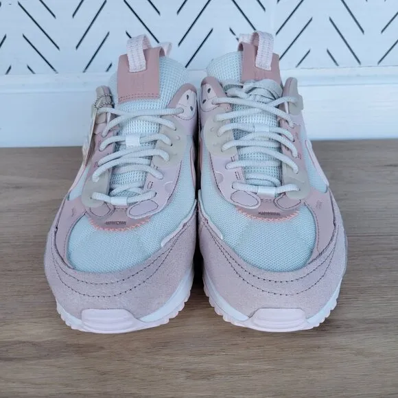 ⭐Nike Air Max 90 Futura Men Shoes Sz 6 Barley Rose Pink Sneakers DM9922-104