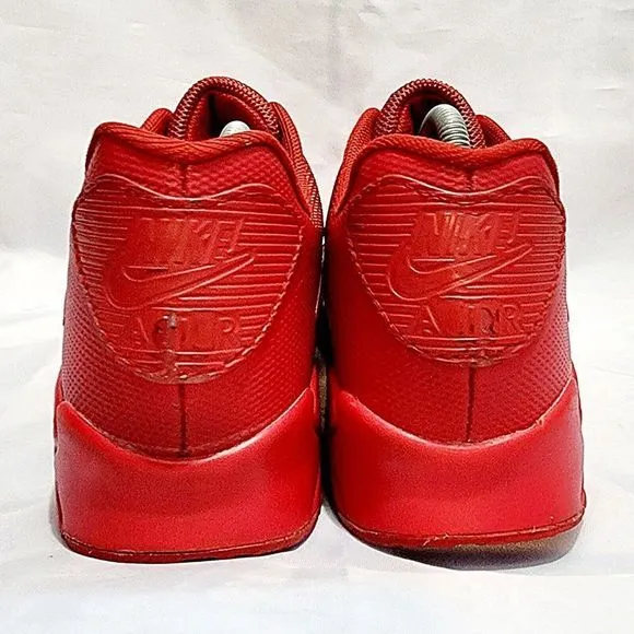Nike‎ Air Max 90 Hyperfuse Red Independence Day Shoes 454446-600 Mens Size 9.5
