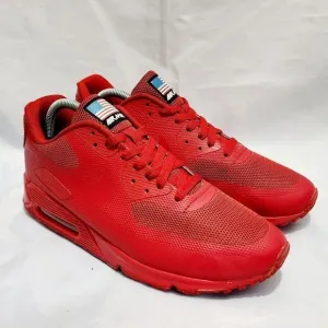 Nike‎ Air Max 90 Hyperfuse Red Independence Day Shoes 454446-600 Mens Size 9.5