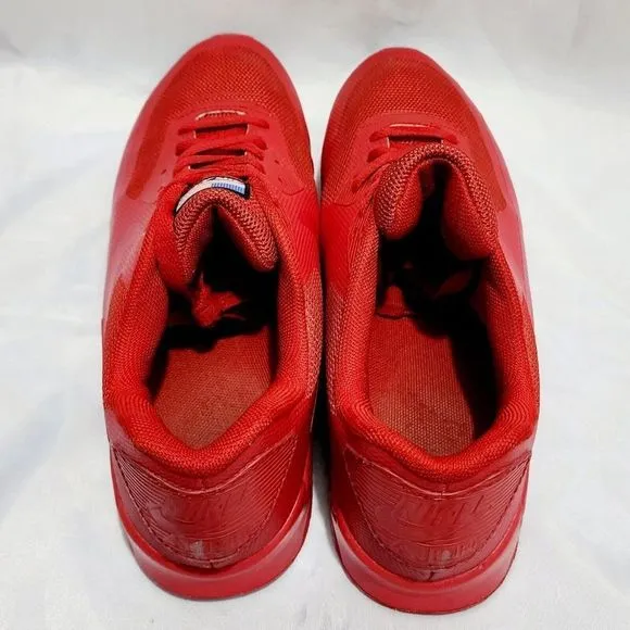 Nike‎ Air Max 90 Hyperfuse Red Independence Day Shoes 454446-600 Mens Size 9.5
