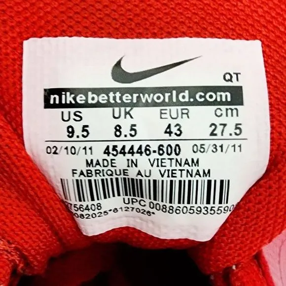 Nike‎ Air Max 90 Hyperfuse Red Independence Day Shoes 454446-600 Mens Size 9.5