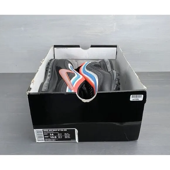 Nike Air Max 97 OA GS Neon Seoul Mens Size 14 New Shoes Black CI1503-001