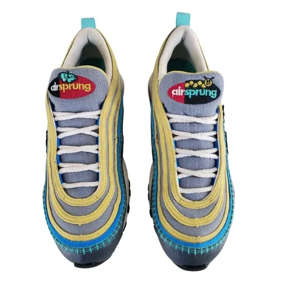 Nike Air Max 97 SE Air Sprung Shoes sz 7Y Womens 8.5 Mens 7 Running Athletic