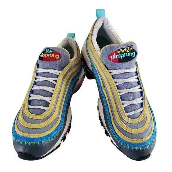 Nike Air Max 97 SE Air Sprung Shoes sz 7Y Womens 8.5 Mens 7 Running Athletic