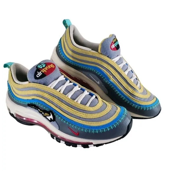 Nike Air Max 97 SE Air Sprung Shoes sz 7Y Womens 8.5 Mens 7 Running Athletic