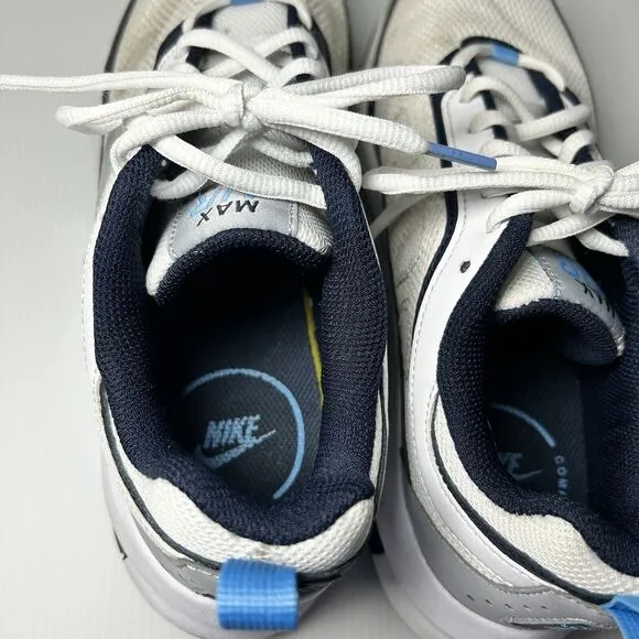 Nike Air Max AP White Sneakers Shoes CU4826-104 White Gray &amp; Blue Size 8