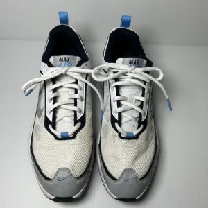 Nike Air Max AP White Sneakers Shoes CU4826-104 White Gray &amp; Blue Size 8
