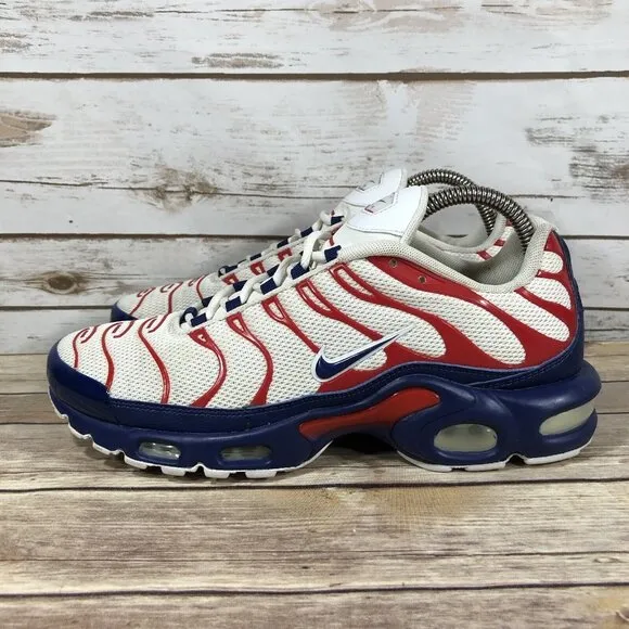 Nike Air Max Plus &quot;USA&quot; Running Shoes Mens Size 9 CZ9167-100 Athletic Walking