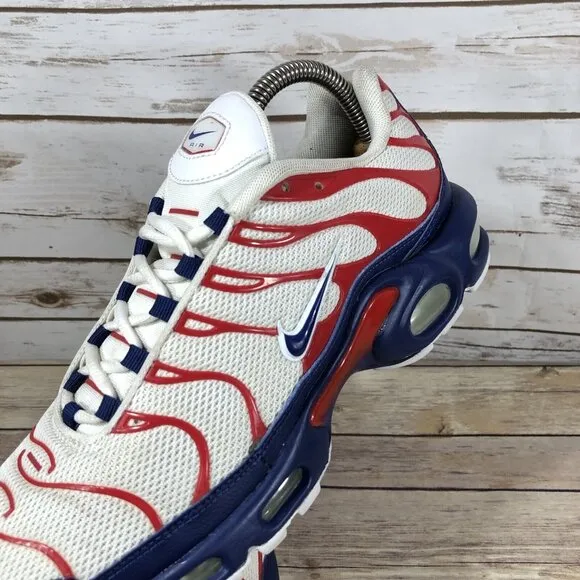 Nike Air Max Plus &quot;USA&quot; Running Shoes Mens Size 9 CZ9167-100 Athletic Walking