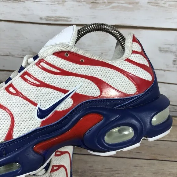 Nike Air Max Plus &quot;USA&quot; Running Shoes Mens Size 9 CZ9167-100 Athletic Walking