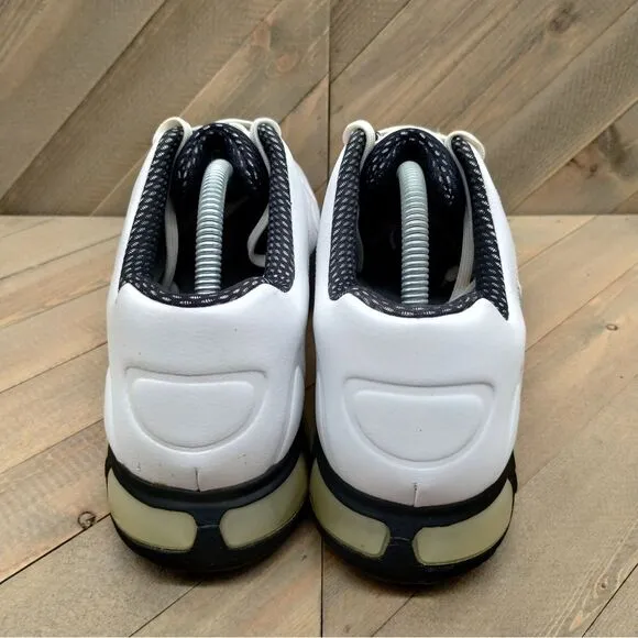 Nike Air Max Rejuvenate White Leather Golf Shoes Mens Size‎ 10 Vintage Spikes