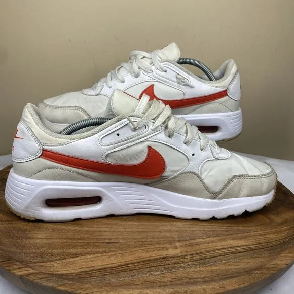 Nike Air Max SC Mens White Picante Red Size 12 Running ShoesNi