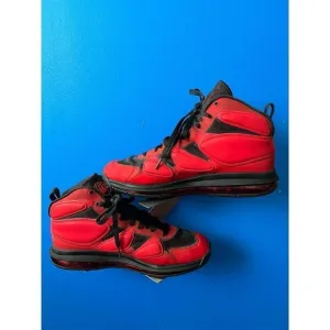 Nike Air Max SQ Uptempo Zm Mens siz 10  Red Black Mid Top Basketball Shoes 63092