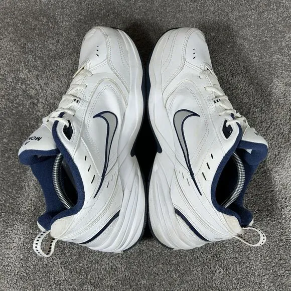 Nike Air Monarch Athletic Trainers White Running Shoes 416355-102 Mens Sz 12 4E