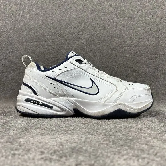 Nike Air Monarch Athletic Trainers White Running Shoes 416355-102 Mens Sz 12 4E