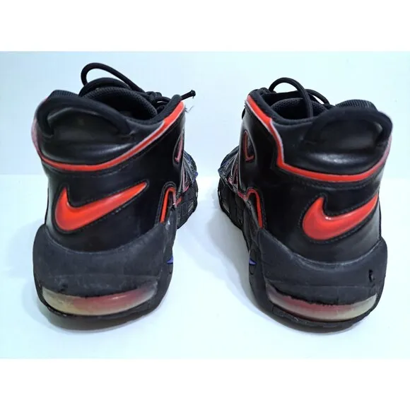 Nike Air More Uptempo '96 FD0729-001 Basketball Shoes Men's Size 10.5 Red Blue