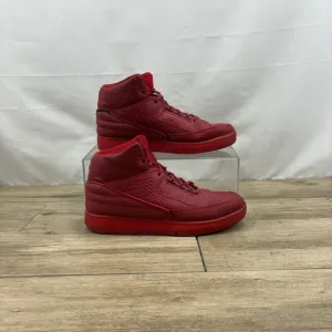 Nike Air Python Men's Size 8 US 705066-600 Red Mid Top Lace Up Athletic Shoes