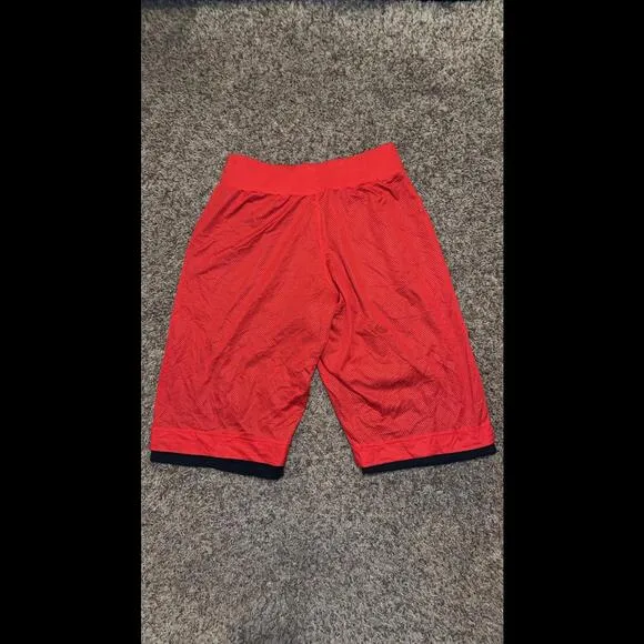 Nike AIR RETRO Reversible Basketball Shorts Bred Active 2014