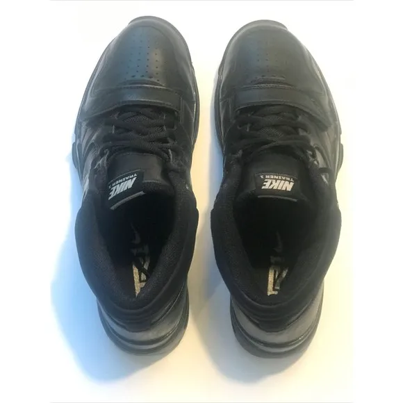 Nike Air Trainer 1.2 Mid Shoes Black Men's Size 11 407760-001 Bo Jackson McEnroe